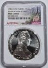 1780-dated Austria Silver Taler Maria Theresa Ngc Pf 68 Cameo