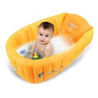   Inflatable Baby Bathtub newborn Bathtub Seat For Animal Print Orange