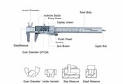 6  150mm Digital Vernier Caliper Metal Electronic Lcd Micrometer Measuring Gauge