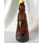 Vintage Mrs  Butterworth 11  Amber Glass Syrup Bottle W cap