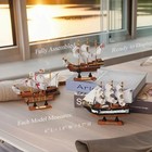 Historic Wooden Ship Models 6inch Set Of 3  Mayflower  Santa Maria  Uss Const   