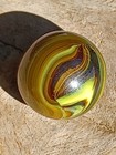  63 Wet Mint Cac Semi-transparent Submarine W Drizzle  Christensen Agate Marble 