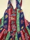 Oshkosh B   gosh Vintage Vestbak Paper Tag Usa Made Corduroy Leaves Overall 18m