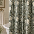 William Morris Pimpernel Shower Curtain  6     Art Nouveau Floral Bathroom Decor
