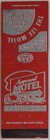 Front Strike Matchbook Cover The Lee Motel Pell City Al Alabama