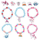 2 Sets 12 Pcs Toddler Costume Jewelry Girls Play Jewelry Kids Beaded Bracelet
