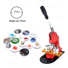 1 25  2 28  Button Maker Machine Badge Punch Press 100 Parts Circle Cutter Us