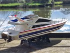 Radio Control Rc Yacht Boat  atlantic  2 4ghz -ready To Run-  blue 