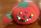 Vintage Tomato Strawberry Pin Cushions Lot Of 2 Sewing Crafts Japan