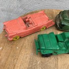 Vintage 1930s Auburn Rubber Toy Cars Trucks Lot Antique Toys D8