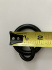 10 Pottery Barn Double Ring Curtain Rings Heavy Black Iron Metal 2 outr 1 5 inn