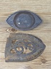 Antique Cast Iron Sad Iron  trivet  Enterprise Mfg Co  Vintage Farmhouse Decor