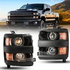 For 2015-2019 Chevy Silverado 2500 3500 Hd Projector Headlights Plug play Pair