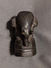 Antique Burmese Style Standing Elephant Bronze With Patina Opium Weight  4 1 Oz