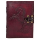 New Unicorn Leather Journal 5x7  W  Latch Unlined Handmade Paper