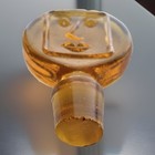 Vintage Erik Hoglund For Kosta Boda People Series Amber Decanter Stopper Only 3 