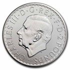 Random Year - U k  2 Pound 1 Oz  999 Fine Silver King Charles Britannia Bu