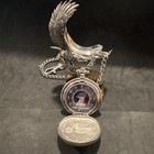 Franklin Mint Harley Davidson Super Glide Pocket Watch W pouch Papers Box
