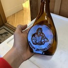 Vtg Museum Editions Ltd Brown Glass Bottle Golden Rod  By Clevenger Brothers