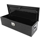 39 Inch Aluminum Truck Bed Storage Tool Box Black For Pickup Truck Bed Rv