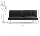 Gilman Futon - Futon Sofa Bed - Futon Couch - Small Futon - Living Room Furnitur
