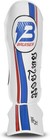Shin Guards With Instep - Unisex Adult Blue   White - Kickboxing  Sparring Shin