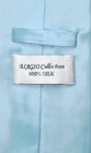 Biagio 100  Silk Necktie Extra Long Solid Baby Blue Color Mens Xl Neck Tie