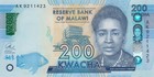 Malawi 200 Kwacha  1 1 2016  - P60c Unc