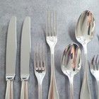 Christofle Perles 10pcs Silverplate Flatware Standard Knife Fork Spoon Very Good