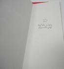 18cnt Orange And White Kitten Cat  Christmas Cards W  Glitter