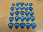 25 Fender Guitar Picks - California Clear 351 Type In  lake Placid  Blue - Heavy