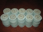 Lot Of  200 Empress Casino Roulette Paulson Top Hat   Cane Chips For Poker Game