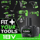 2-10pack For Ryobi One Plus P108 18 Volt Lithium-ion High Capacity Battery Lots
