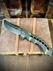 Andre De Villiers Adv Tactical M390 Scavenger Integral Titanium Folding Knife 