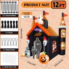 12ft Halloween Inflatable Archway large Haunted House Inflatables