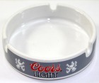 Vintage 1985 Coors Light Beer Advertising Ashtray   4  Diameter