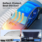 Windshield Sunshade For Ford Ranger 2019-2025 2026     Upgraded Double-layer Desig