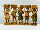 C 1900 Victorian School Children Die Cut Scrap Antique Ephemera 1063