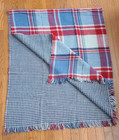 Plaid And Houndstooth Double Sided Blanket Scarf Oversized Shawl Wrap 76 x30 