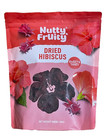 4-pack Nutty   Fruity Dried Hibiscus Flowers Snack  Sweet   Tangy 16 Oz Each Bag