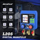 Digital Manifold Gauge Set Hvac Refrigeration A c Vacuum Pressure Tester R-134a