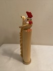 Japanese Sasano Bori Rooster Wood Carving