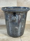 Mid Century Wiskemann Silver Plates Champagne Bucket Belgium Signed 