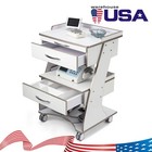 Dental M  dico Carro Mueble De Almacenamiento Con Cajones Y Toma De Corriente