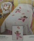 Oop Bucilla Ballerina Bears Applique Quilt Kit 40179 Twin 63  X 93 