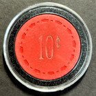 Casino Chip  New China Club 10 Cents Las Vegas Casino Legends Hall Of Fame
