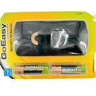 Duracell Go Easy Portable Battery Charger W  2 Aa Rechargeable Batteries - New
