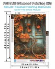 Askkqtx Fall Diamond Art Kit Vintage Bike 12x16 Inch For Adults