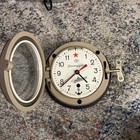Russian Soviet Cccp Navy Kauahguyckue  Maritime Submarine Clock W Key   Mount