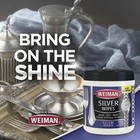 Weiman Jewelry Polish Cleaner  Tarnish Remover Wipes For Silver   Gold 20